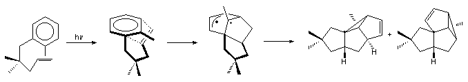 R�action de M�ta Photocycloaddition